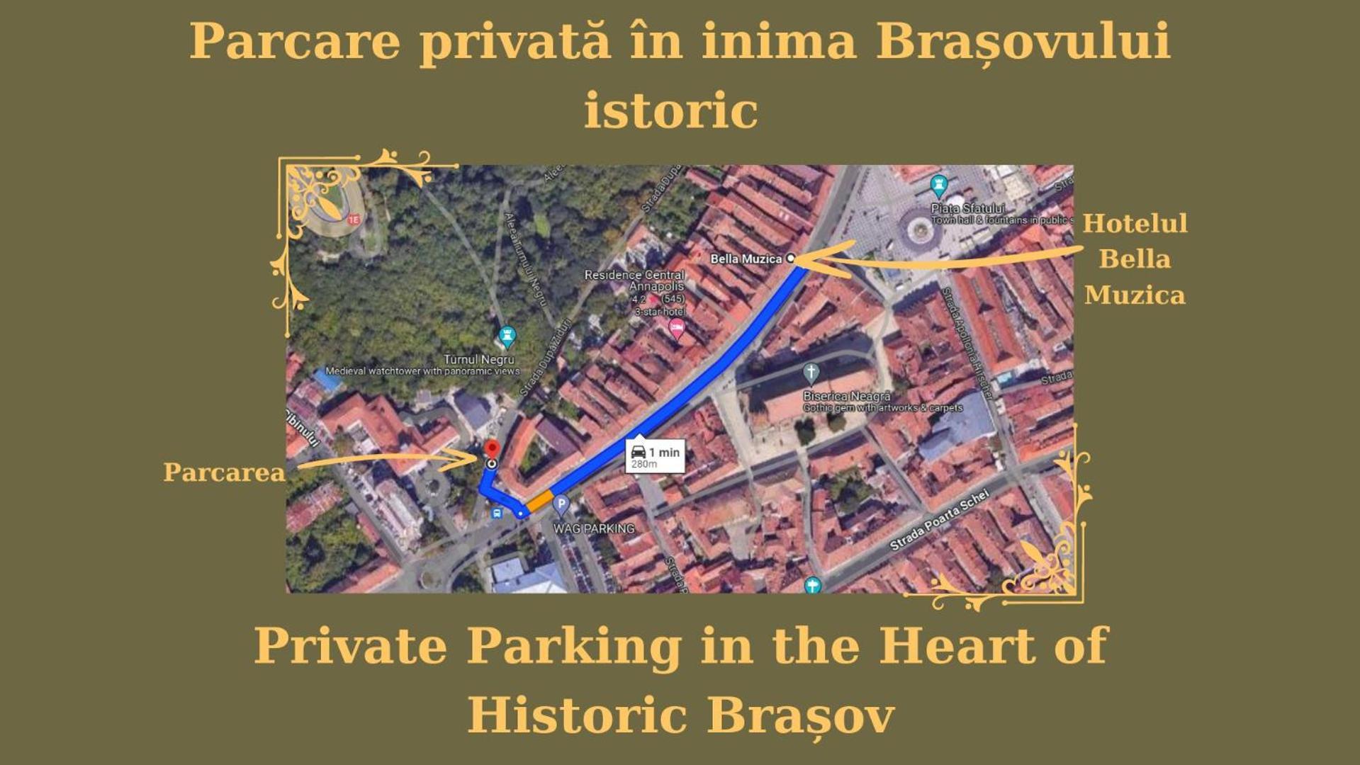 Bella Muzica Hotel Brașov Exterior foto